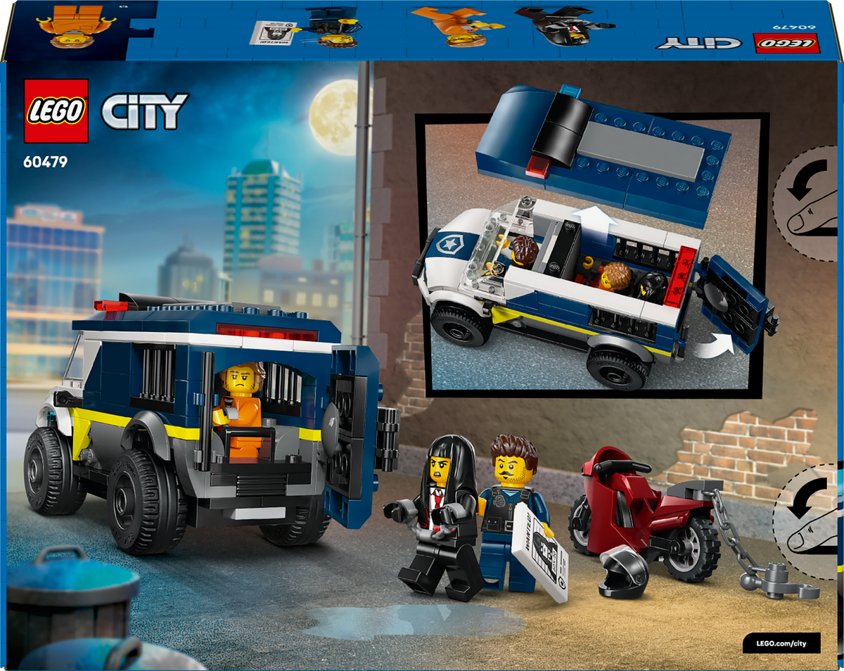 LEGO City 60479 Policijos kalinių pervežimo furgonas