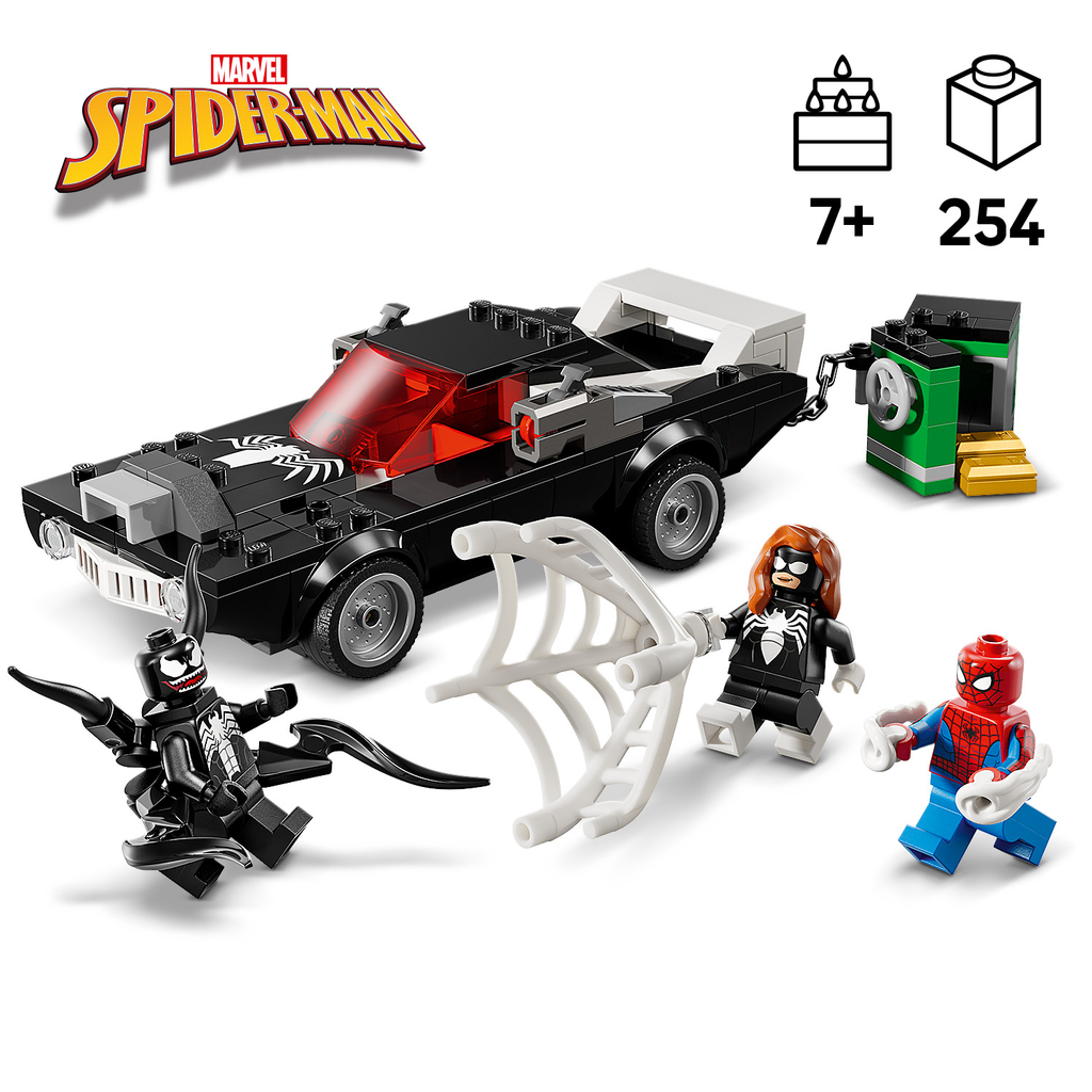LEGO Marvel 76309 Žmogus-voras prieš Veneno galingąjį automobilį