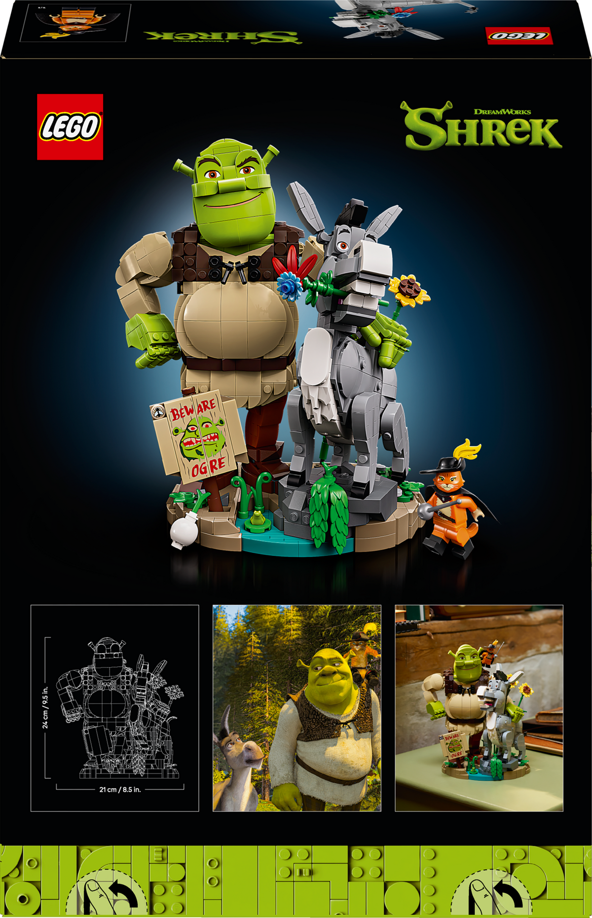 LEGO 72423 Šrekas, Asilas ir Batuotas katinas