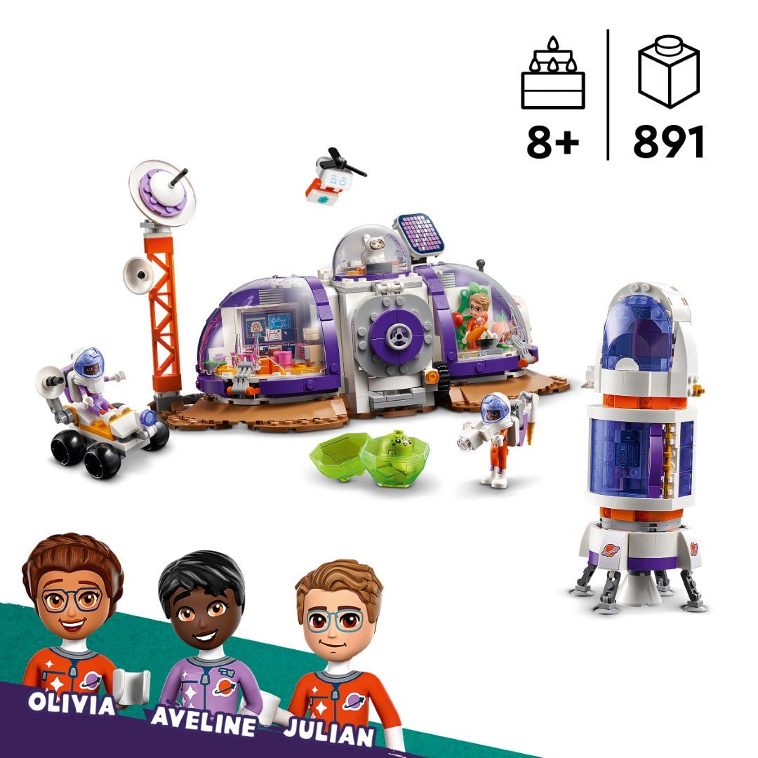 LEGO Friends 42605 Marso kosminė bazė ir raketa