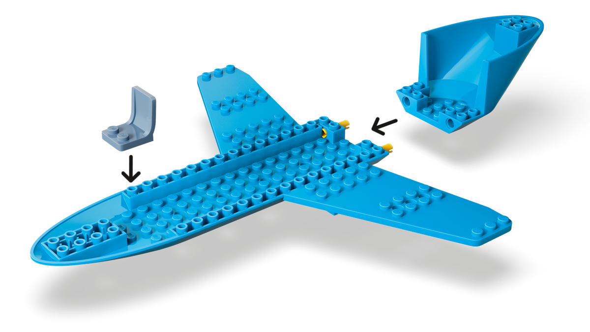 LEGO City 60492 Keleivinis lėktuvas