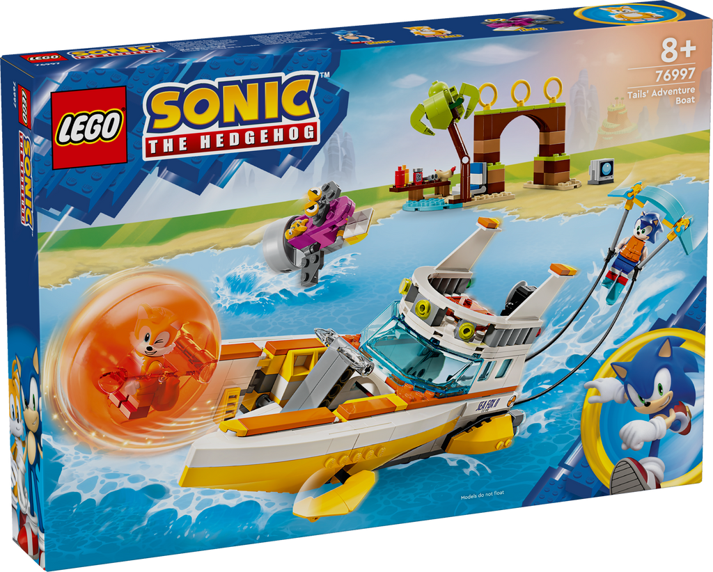 LEGO Sonic the Hedgehog 76997 Tailso nuotykių laivas