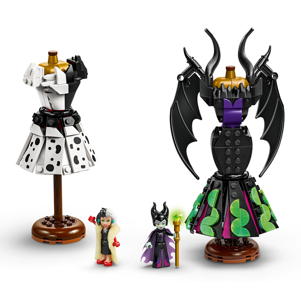 LEGO Disney 43262 Piktadarės ir Kruelos De Vil suknelės