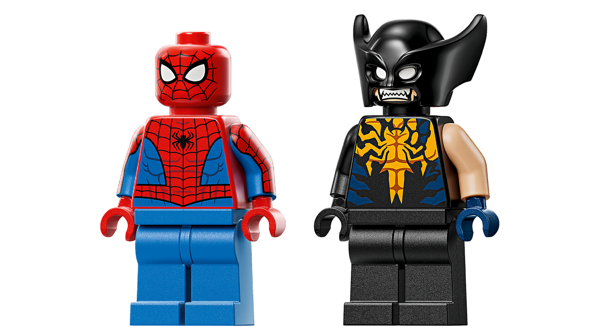 LEGO Marvel 76336 Žmogaus-voro automobilis prieš venenizuotą Wolverine