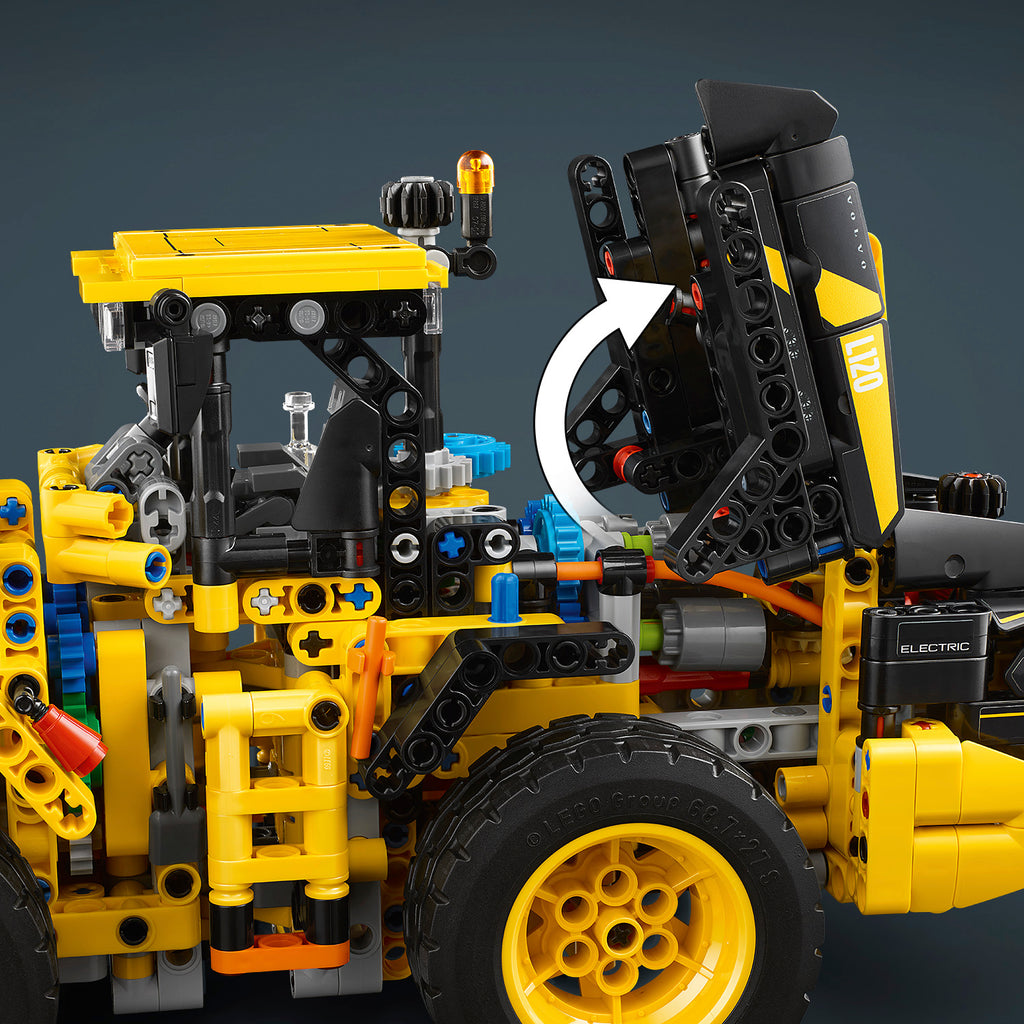 LEGO Technic 42209 Volvo L120 elektrinis ratinis krautuvas