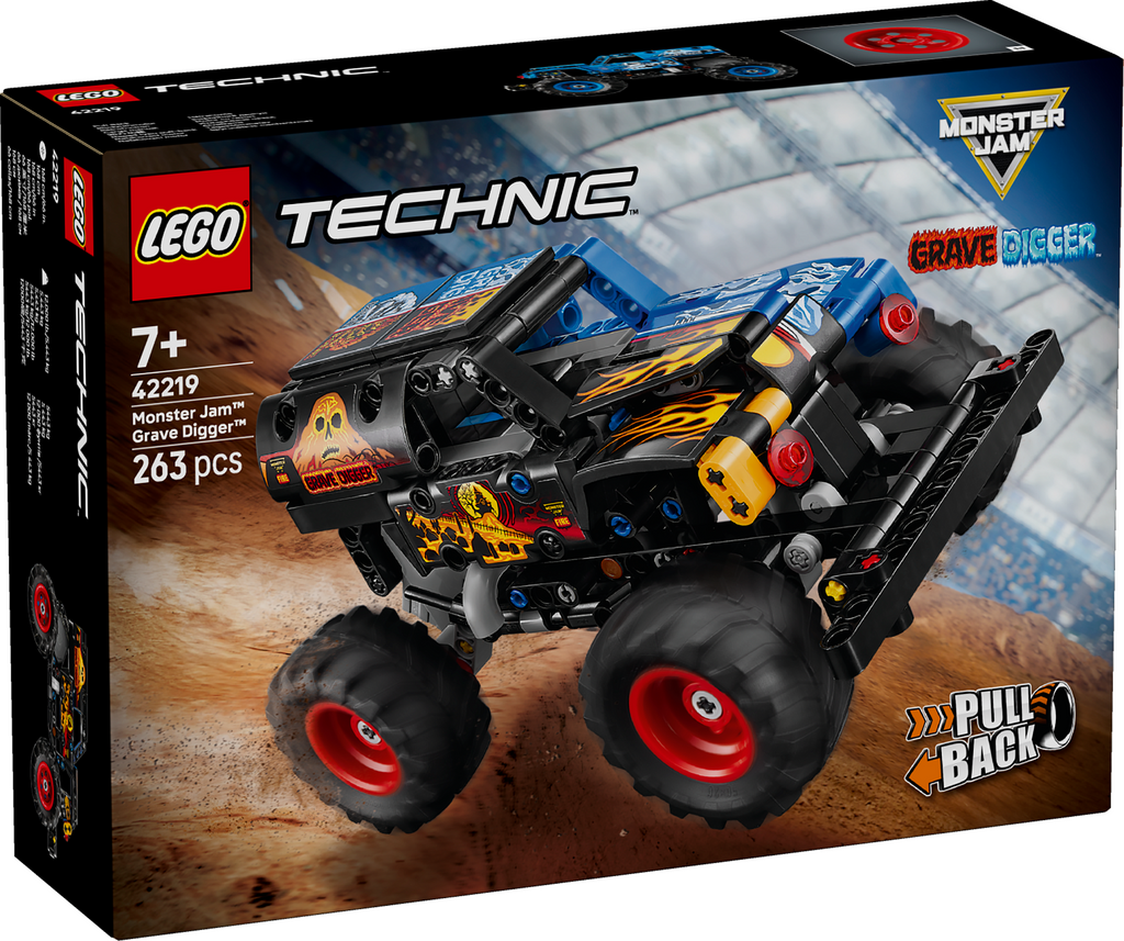 LEGO Technic 42219 Monster Jam Grave Digger Fire and Ice