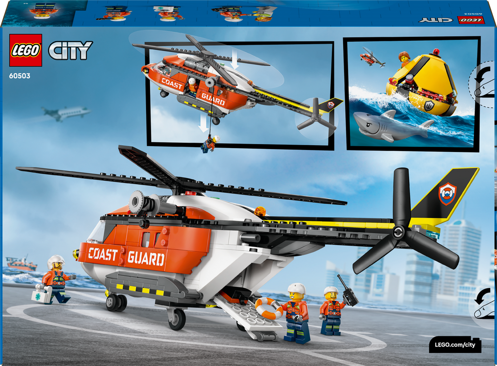 LEGO City 60503 Pakrančių apsaugos sraigtasparnis
