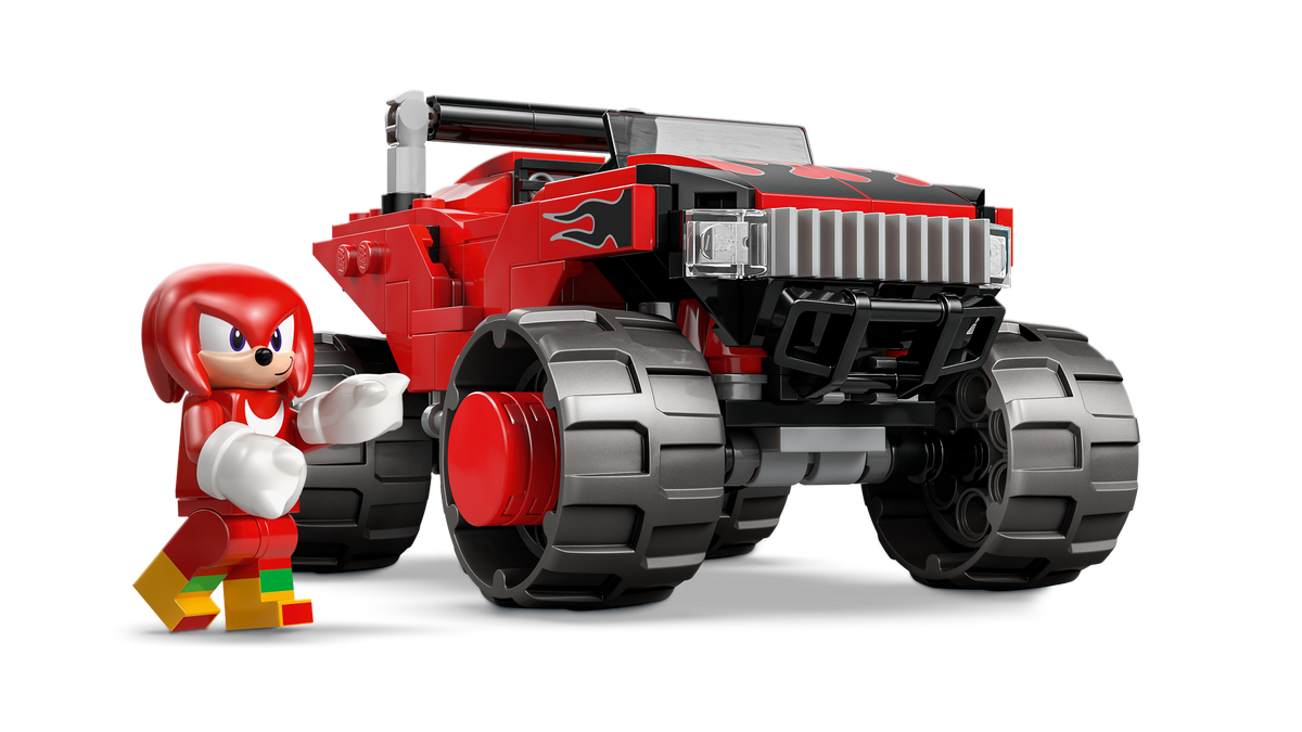 LEGO Sonic the Hedgehog 77118 Silverio automobilis prieš Knuckles visureigį-monstrą