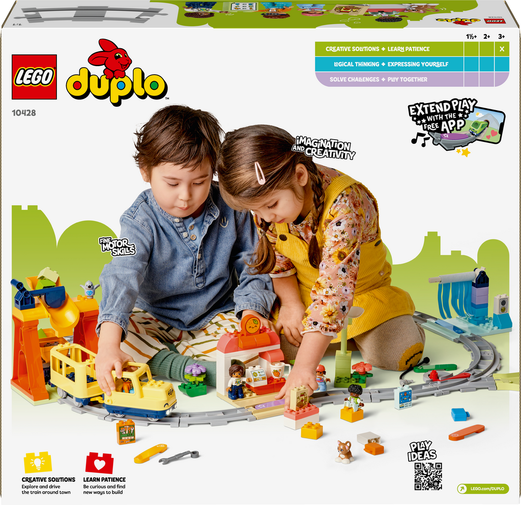 LEGO DUPLO 10428 Didysis interaktyvus miesto traukinys
