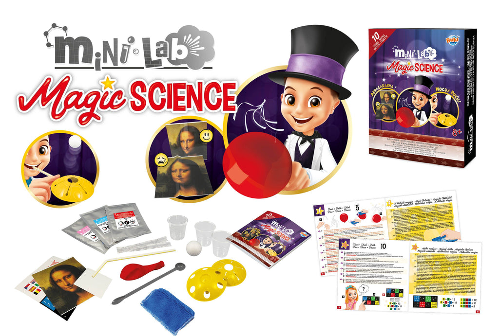Buki Mini Lab mokslo magija – triukai, paaiškinti mokslu
