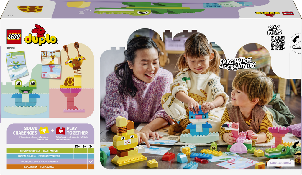 LEGO DUPLO 10472 Gyvūnų statymo žaidimas