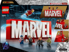 LEGO Marvel 76313 MARVEL logotipas ir minifigūrėlės