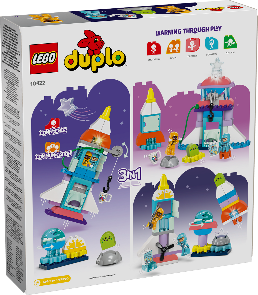 LEGO DUPLO 10422 Kosminio šaudyklio nuotykis 3 viename
