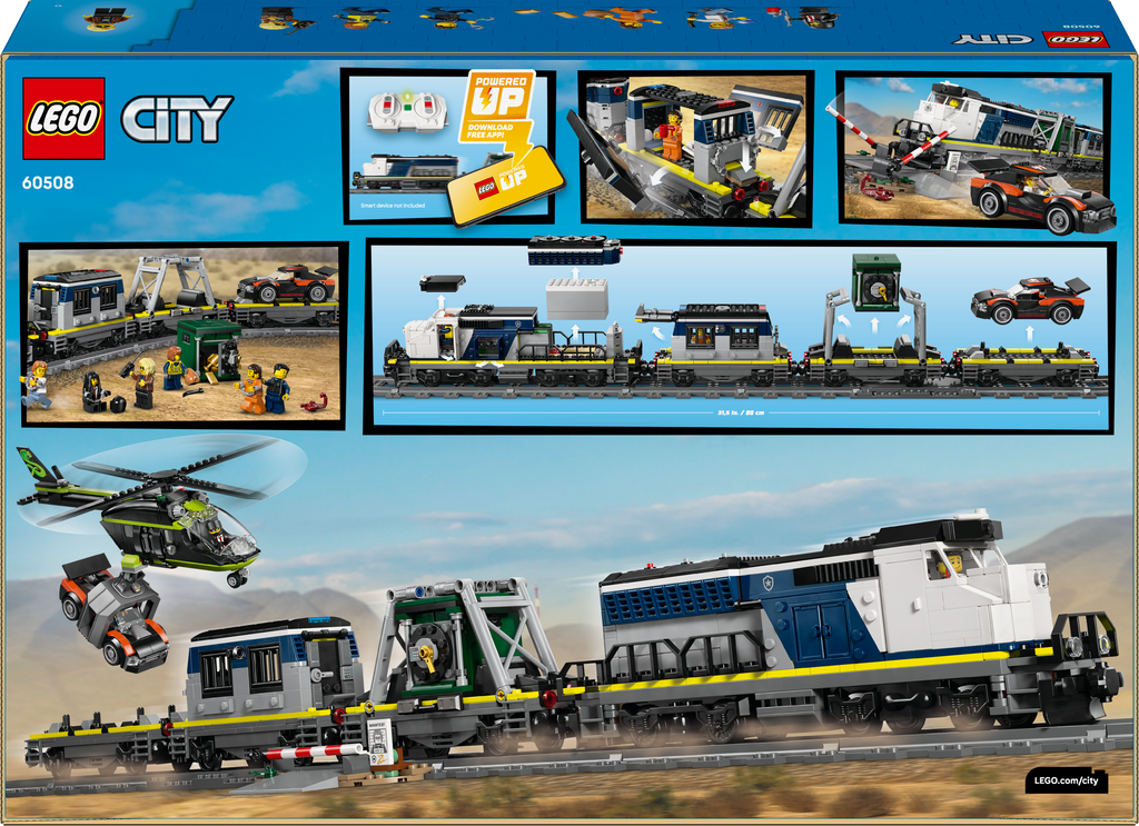 LEGO City 60508 Policijos traukinio apiplėšimas
