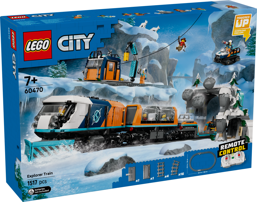 LEGO City 60470 Tyrinėtojų Arkties poliarinis ekspresas