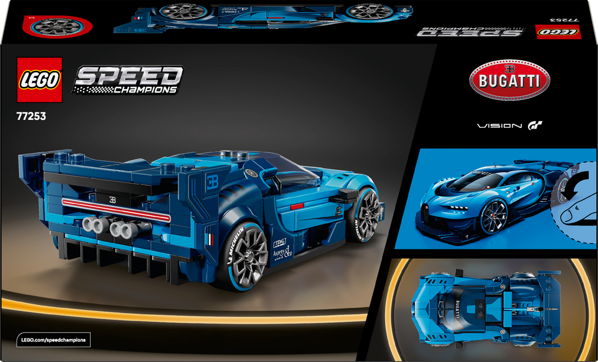 LEGO Speed Champions 77253 Bugatti Vision GT hipersportinis automobilis