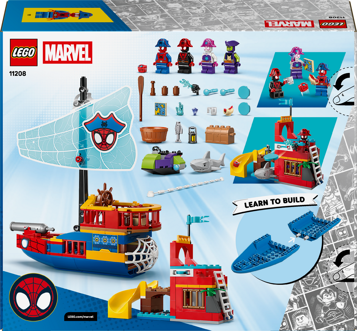 LEGO Marvel 11208 Komandos Spidey piratų laivas