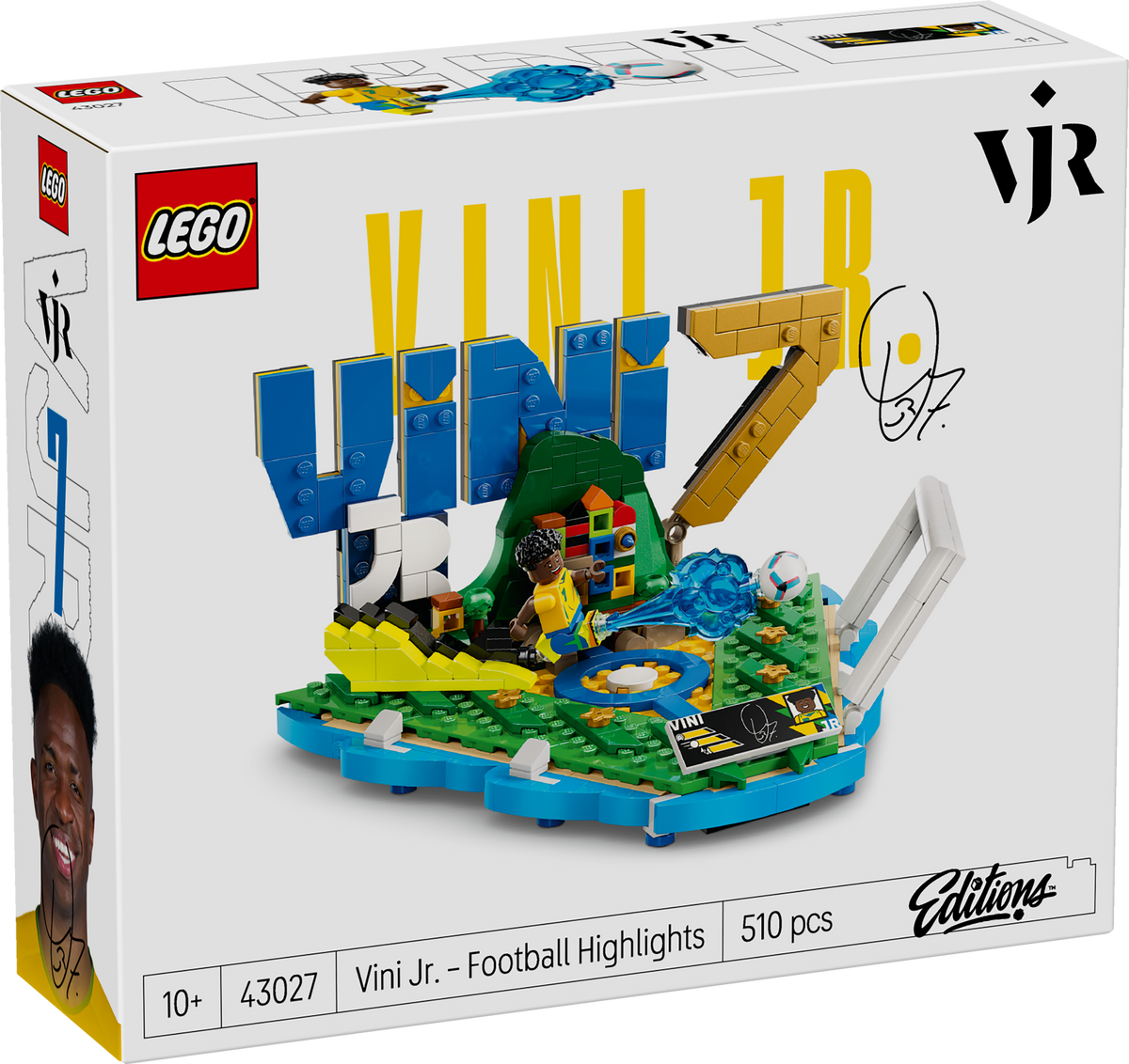 LEGO Editions 43027 Vini Jr. – futbolo akimirkos