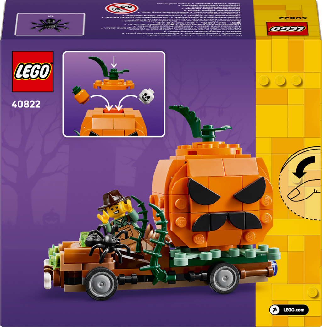 LEGO Iconic 40822 Helovino moliūgo pikapas