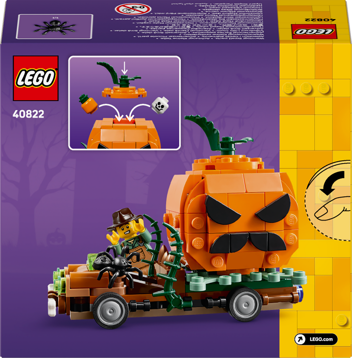 LEGO Iconic 40822 Helovino moliūgo pikapas