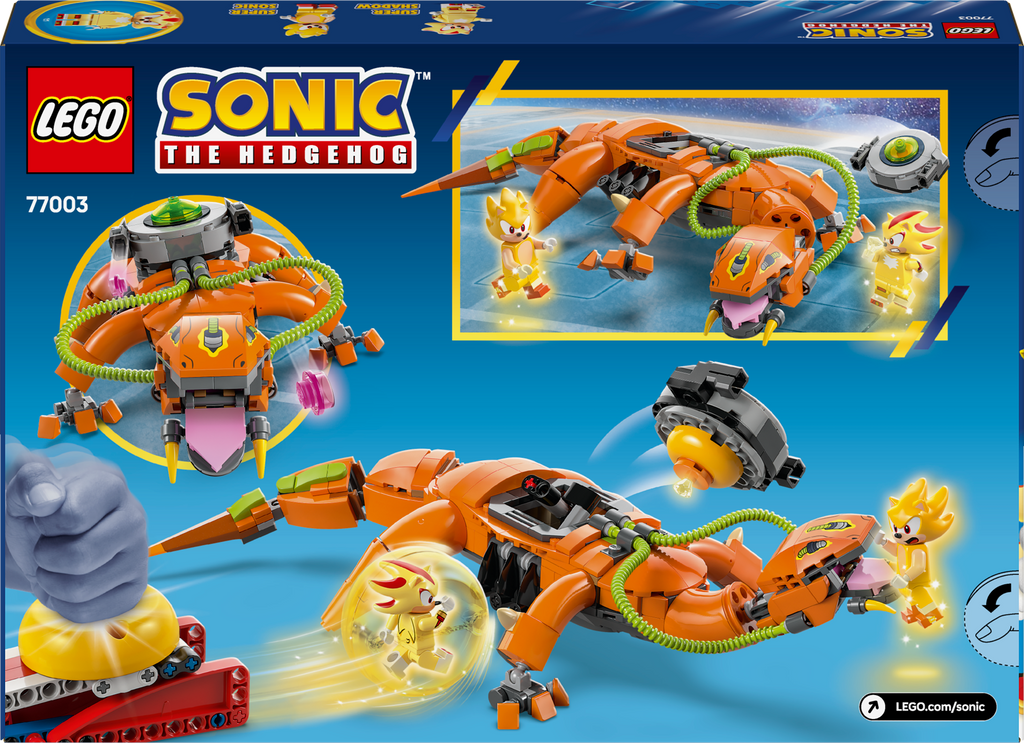 LEGO Sonic the Hedgehog 77003 Super Shadow prieš Biolizardą
