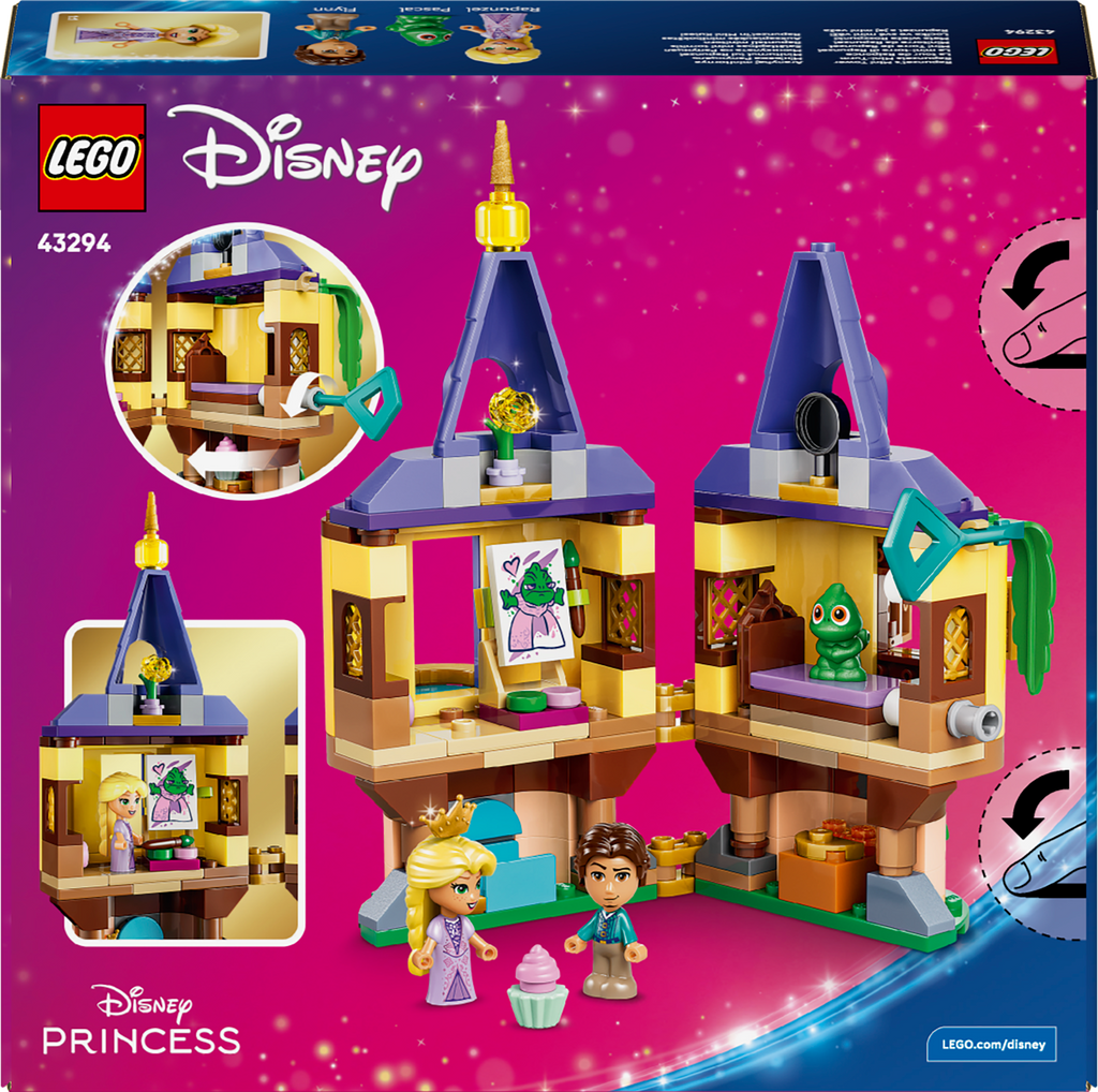LEGO Disney 43294 Auksaplaukės mažasis bokštas