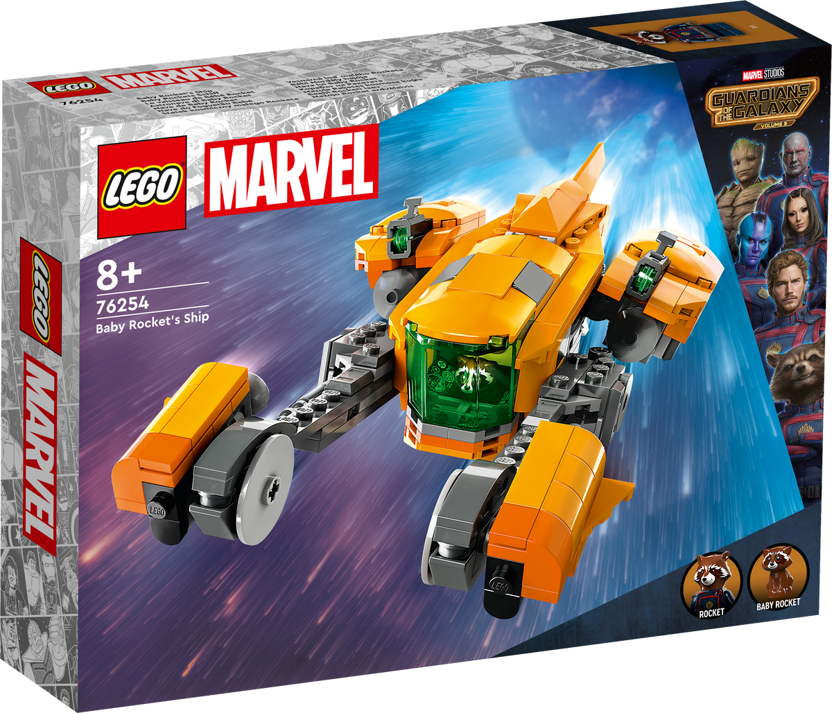 LEGO Marvel 76254 Mažojo Raketos erdvėlaivis
