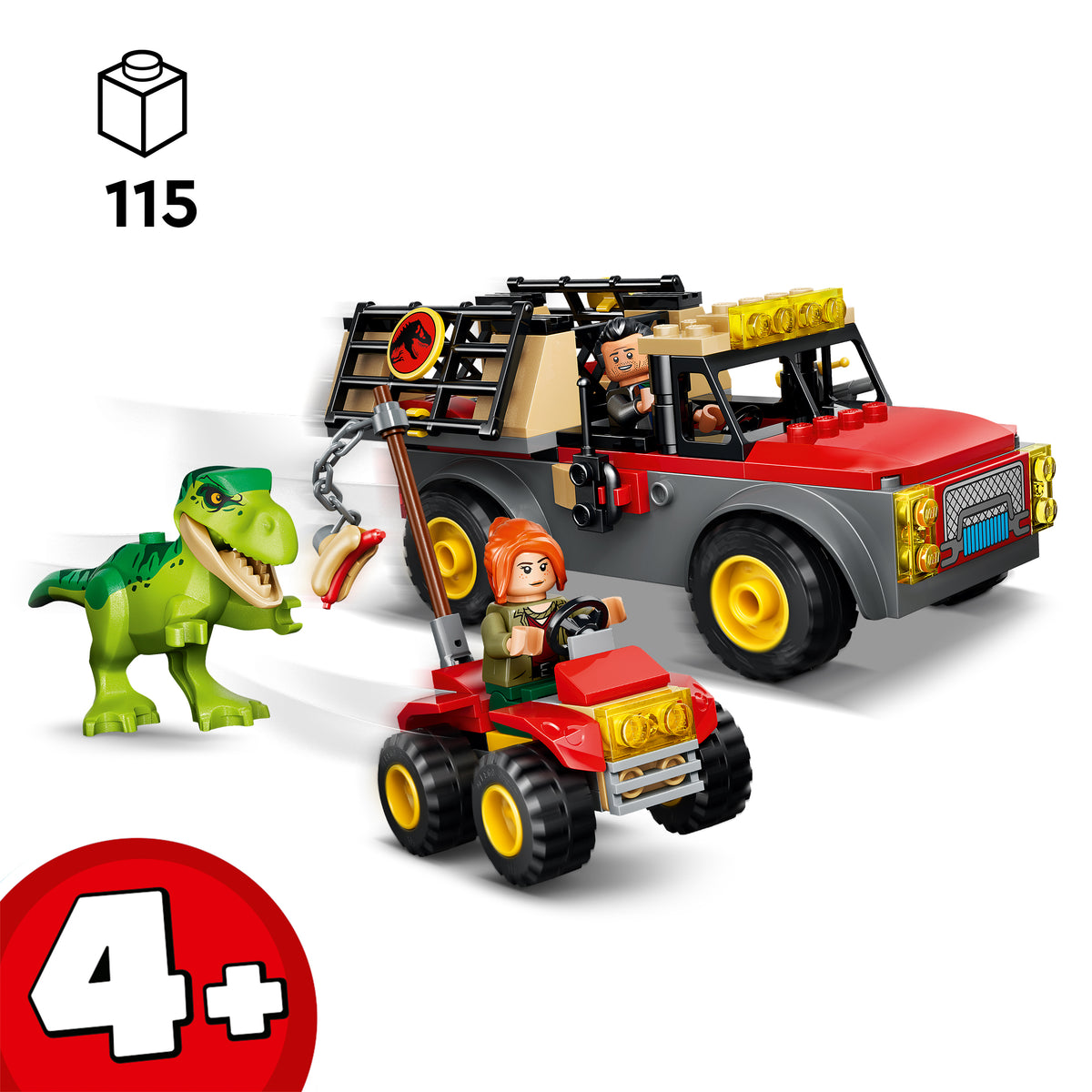 LEGO Jurassic World 77978 Jauno tiranozauro pervežimo sunkvežimis