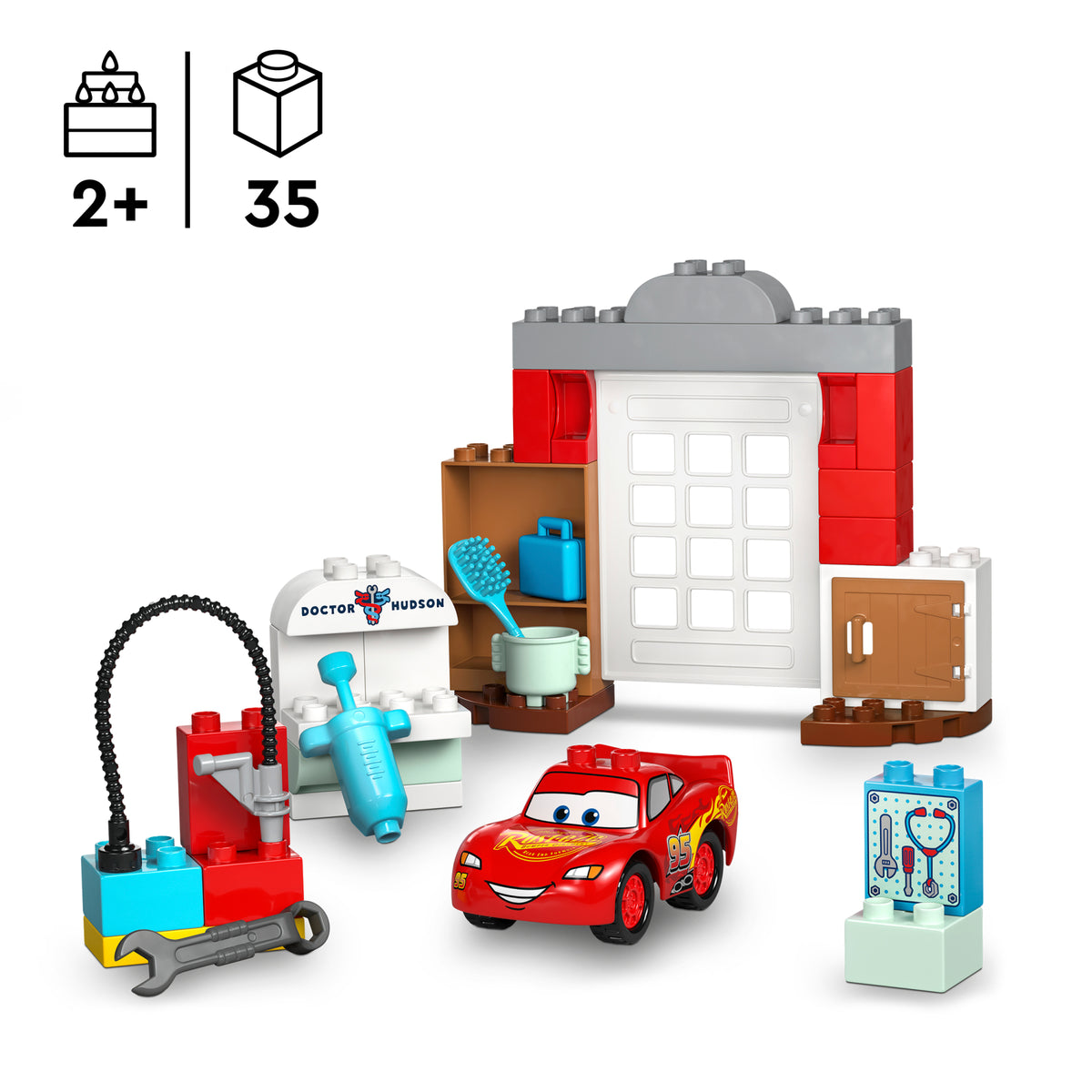 LEGO DUPLO 10456 Žaibas Makvynas Doko garaže