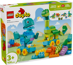 LEGO DUPLO 10451 Dinozaurai ant ratukų 3 viename