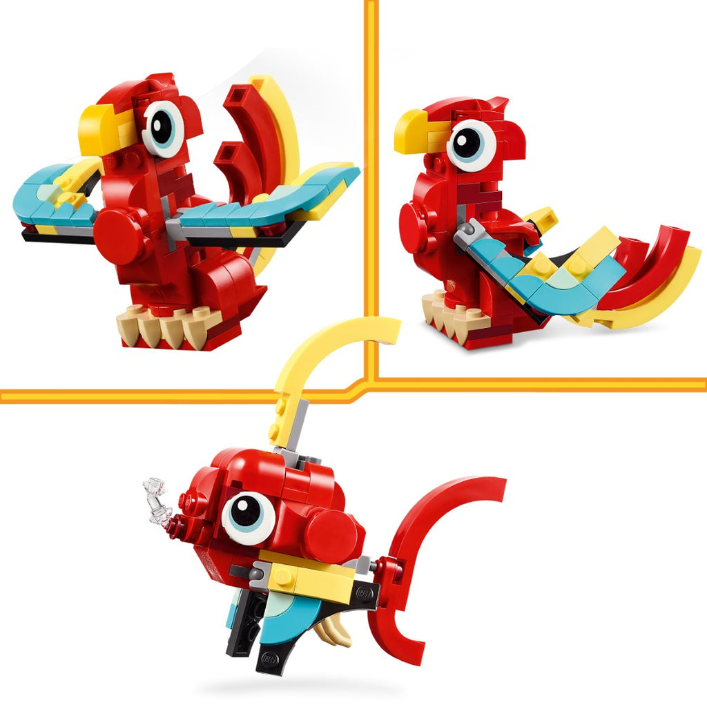 LEGO Creator 31145 Raudonasis drakonas