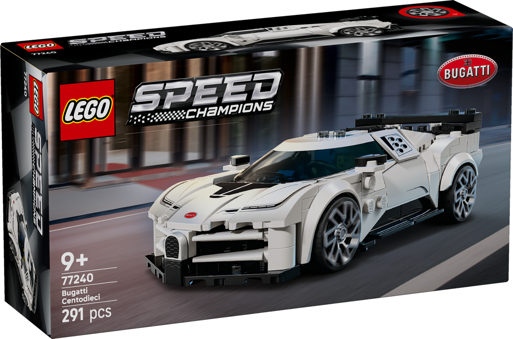 LEGO Speed Champions 77240 Bugatti Centodieci hipersportinis automobilis