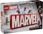 LEGO Marvel 76313 MARVEL logotipas ir minifigūrėlės