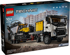 LEGO Technic 42175 Volvo FMX sunkvežimis ir EC230 elektrinis ekskavatorius