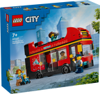LEGO City 60407 Raudonas dviaukštis ekskursijų autobusas