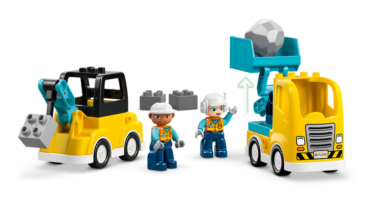 LEGO DUPLO 10475 Statybų mašinos 3 viename