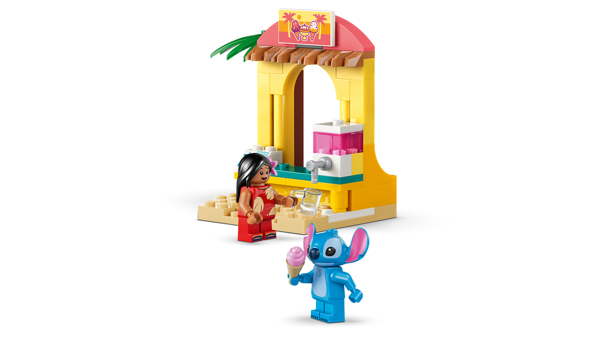 LEGO Disney 43280 Linksmybės paplūdimyje su Lilo ir Stiču