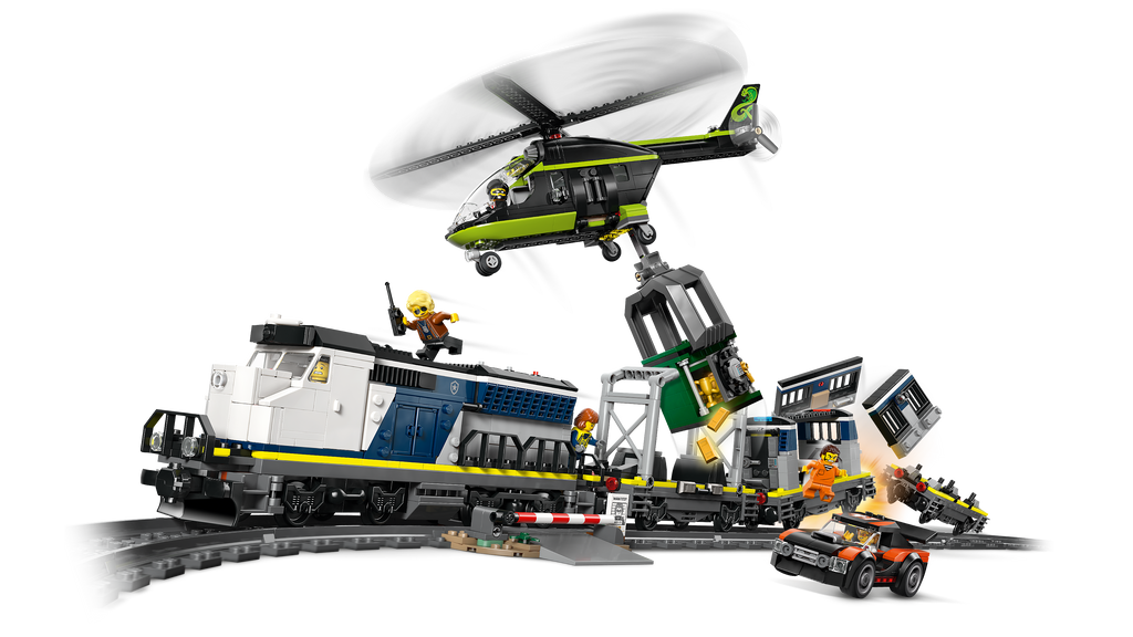 LEGO City 60508 Policijos traukinio apiplėšimas