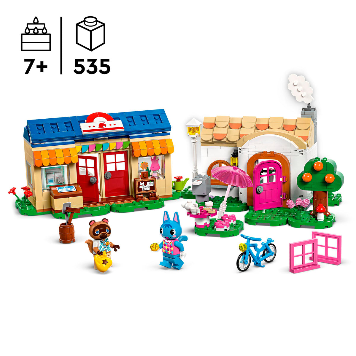 LEGO Animal Crossing 77050 Nook's Cranny parduotuvė ir Rosie namas