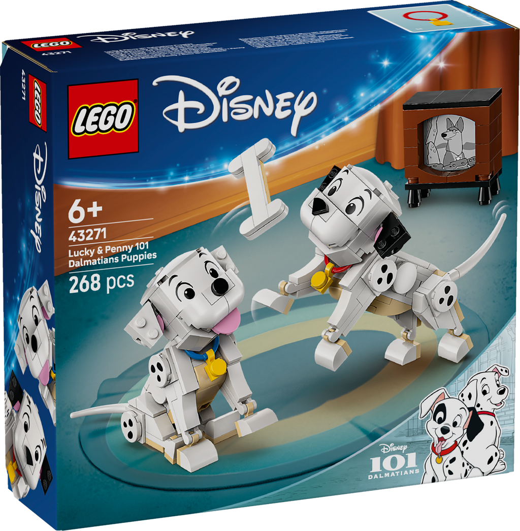 LEGO Disney 43271 Lakis ir Penė – 101 dalmatino šuniukai