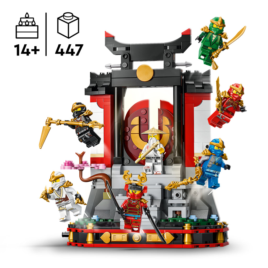 LEGO NINJAGO 71866 Nindzių personažų stendas – 15-mečio leidimas