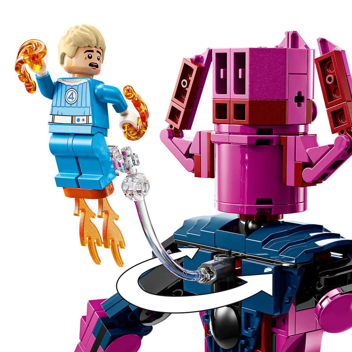 LEGO Marvel 76316 Fantastiškasis ketvertas prieš Galaktą – surenkama figūra