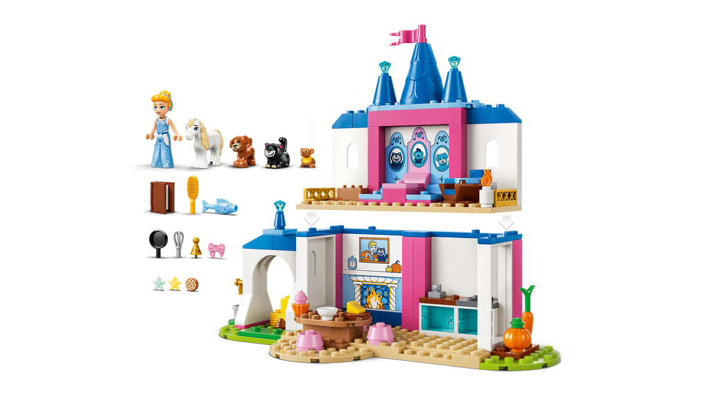 LEGO Disney 43283 Pelenės gyvūnų draugų pilis