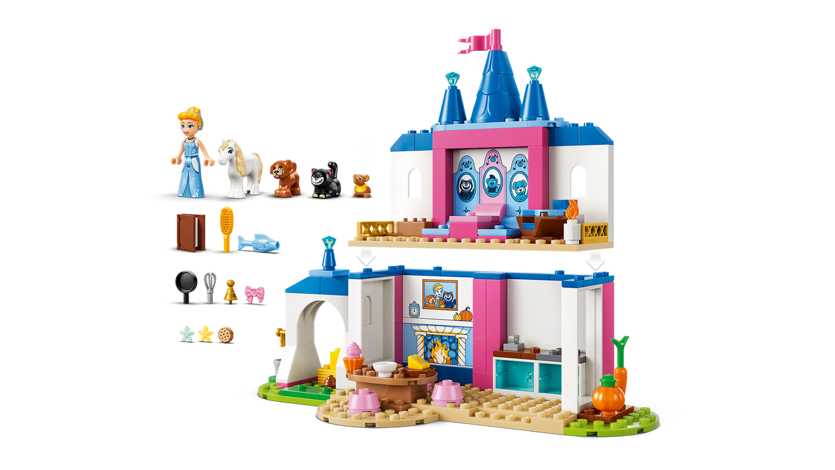 LEGO Disney 43283 Pelenės gyvūnų draugų pilis