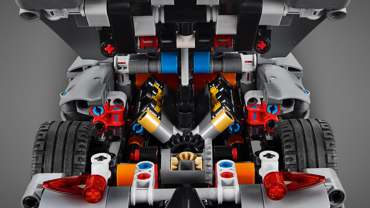 LEGO Technic 42173 Koenigsegg Jesko Absolut pilkas hiperautomobilis