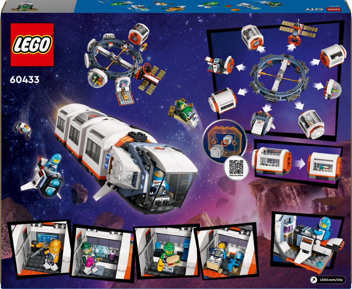 LEGO City 60433 Modulinė kosminė stotis