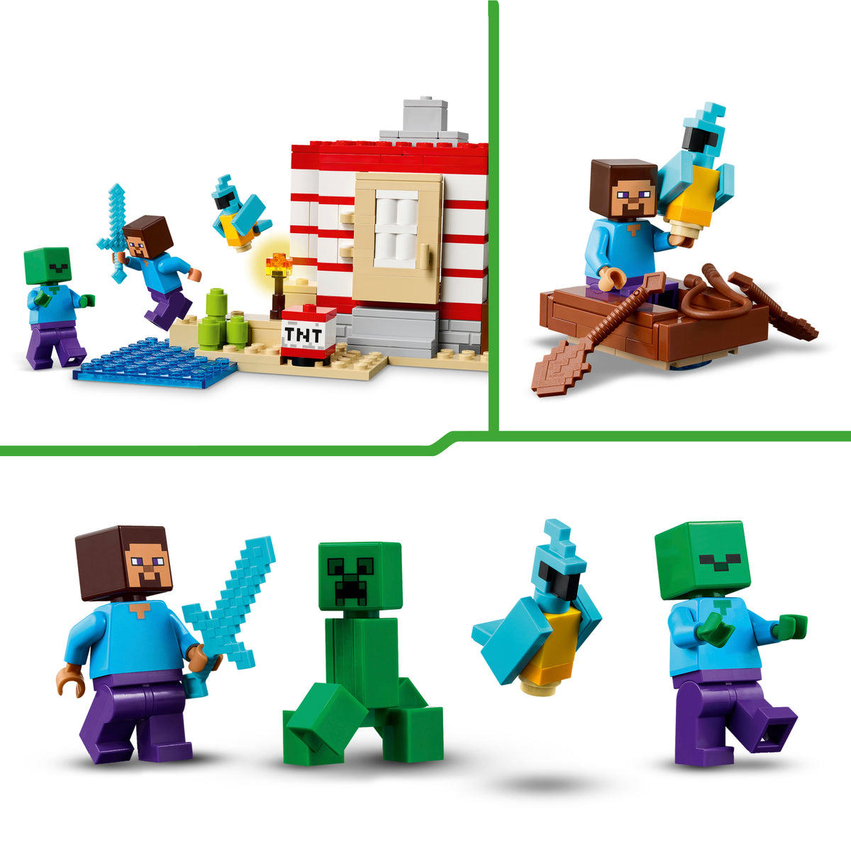 LEGO Minecraft 21275 TNT džiunglių namas