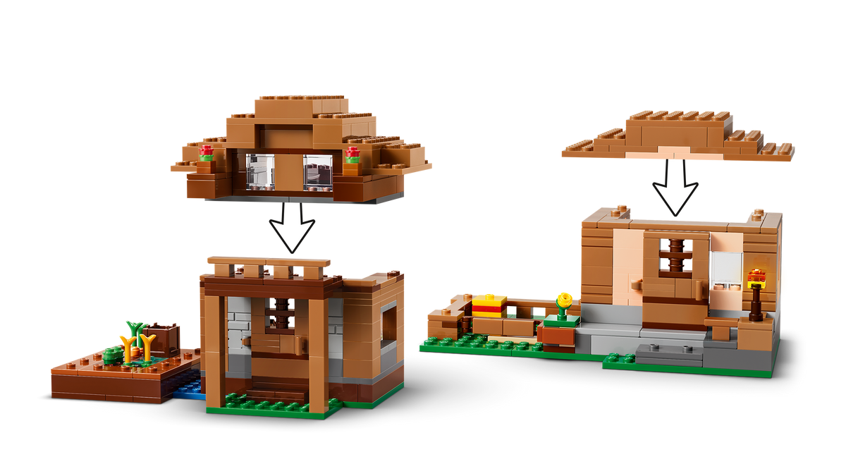 LEGO Minecraft 21596 Kerėtojo ataka kaime