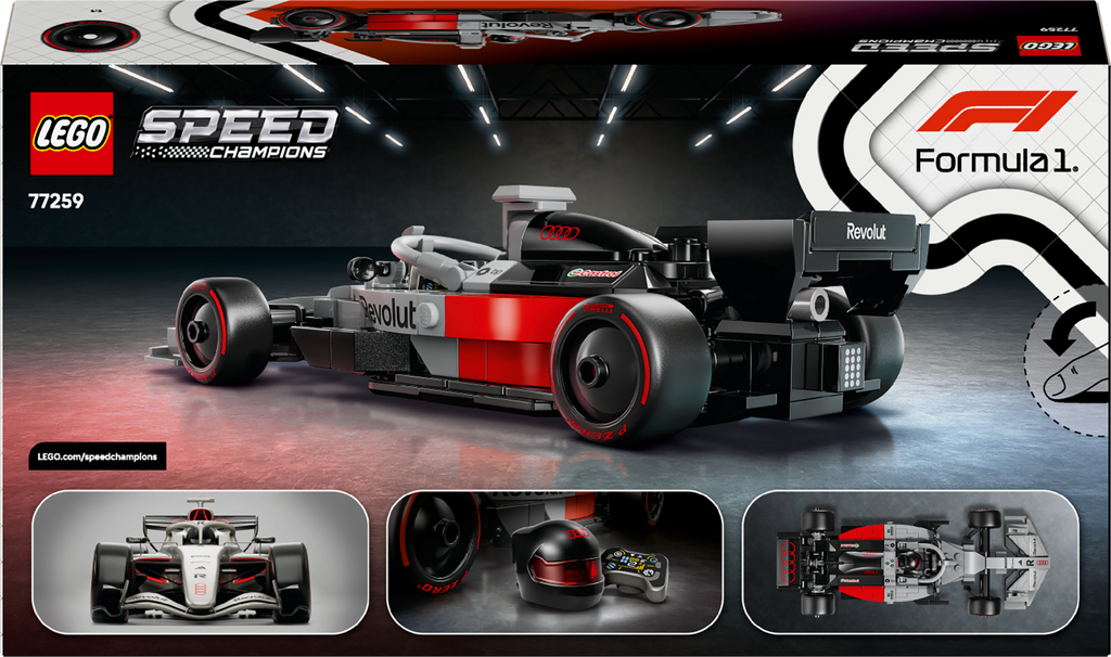 LEGO Speed Champions 77259 Audi Revolut F1 Team R26 bolidas