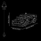 LEGO Technic 42236 Ford Mustang GT – individualus garažas